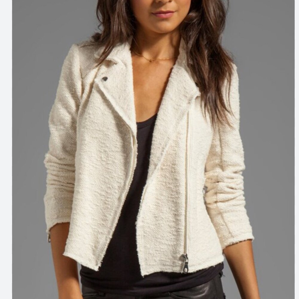 White Cotton Blazer